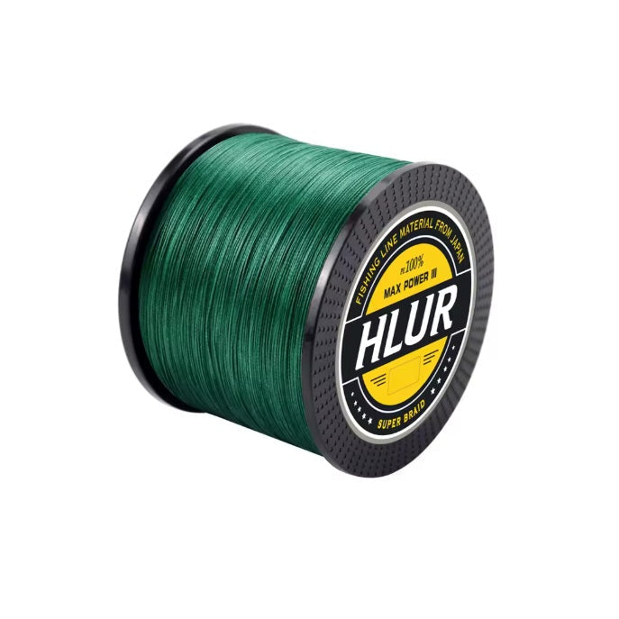 NEO GREEN 12-Strand Low-Visibility Braided Fishing Line
