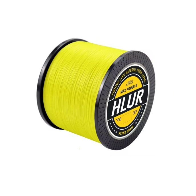 FIELD YELLOW 12-Strand High-Visibility Braided Fishing Line