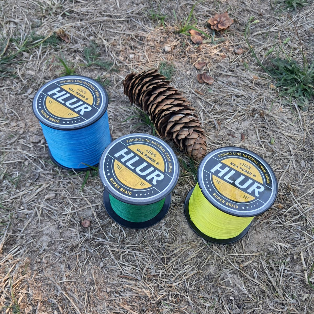 FIELD YELLOW 12-Strand High-Visibility Braided Fishing Line