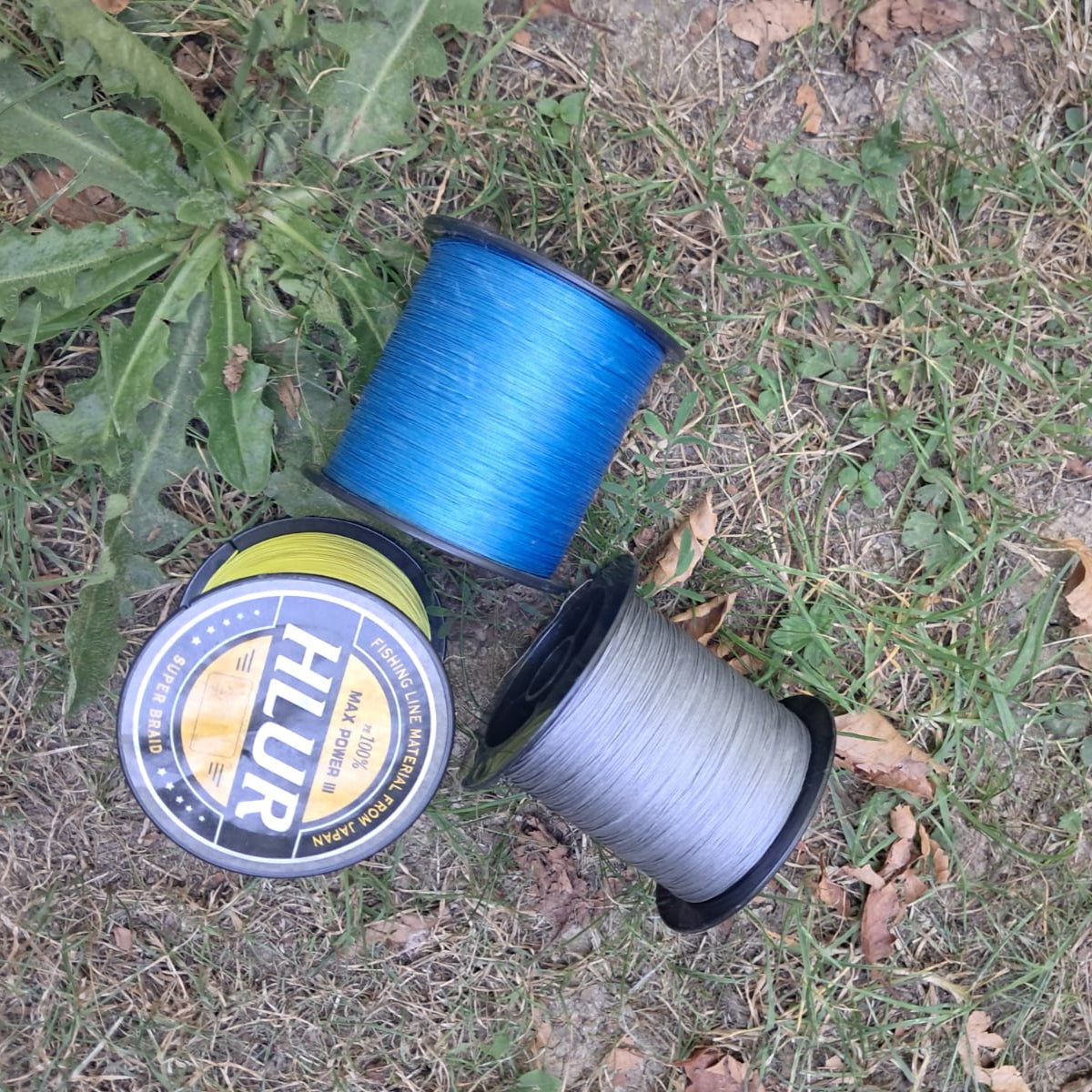 STEEL GREY 12-Strand Ultra-Tough Braided Fishing Line
