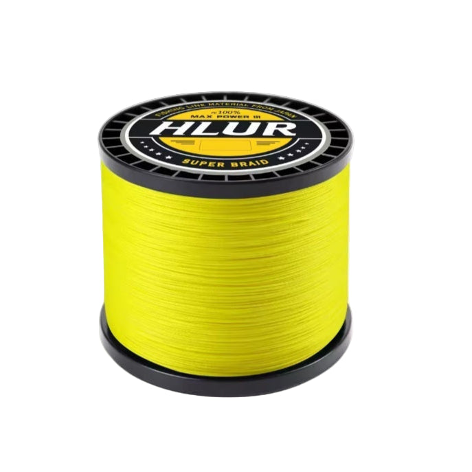 FIELD YELLOW 8-Strand High-Visibility Braided Fishing Line